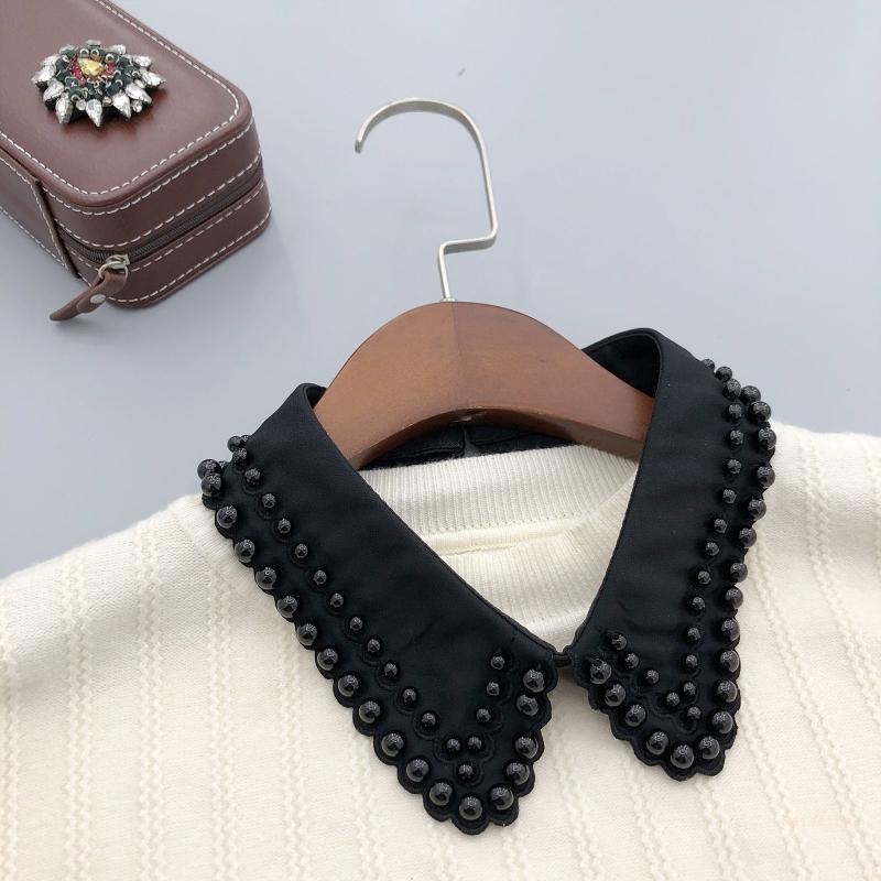 Khăn Choàng Cổ Giả Xỏ Hạt Có Thể Tháo Rời Thời Trang Dành Cho Nữ