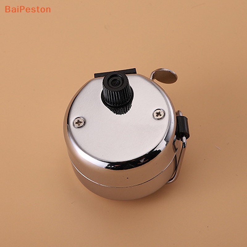 Máy Đếm Số 4 Chữ Số Mini Bằng Kim Loại Không Gỉ Mạ Chrome 0000 Đến 9999