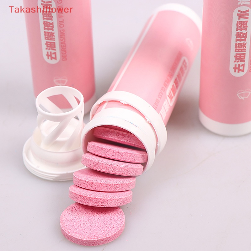 [TakashiflowerV] Set 10 Viên Sủi Bọt Làm Sạch Kính Chắn Gió Xe Hơi