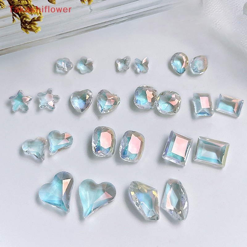 [TakashiflowerV] Hạt Pha Lê Dạng Nhấn Hình Sao Biển / Trái Tim Đính Đá Resin Trang Trí Móng Tay Nghệ Thuật