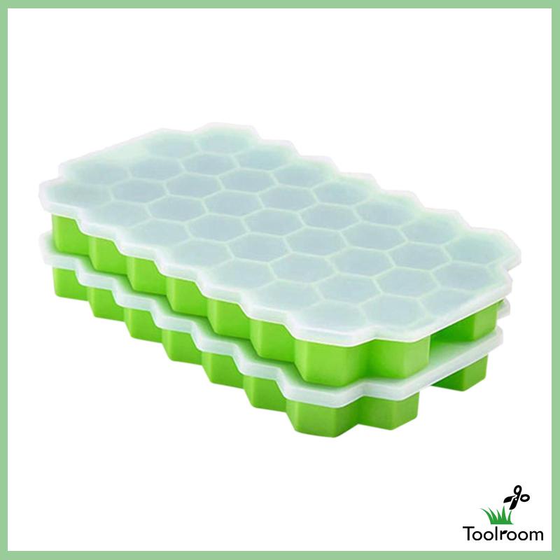 Set 2 Khay Silicone Làm Đá Viên / Sô Cô La / Nước Ép Có Thể Tái Sử