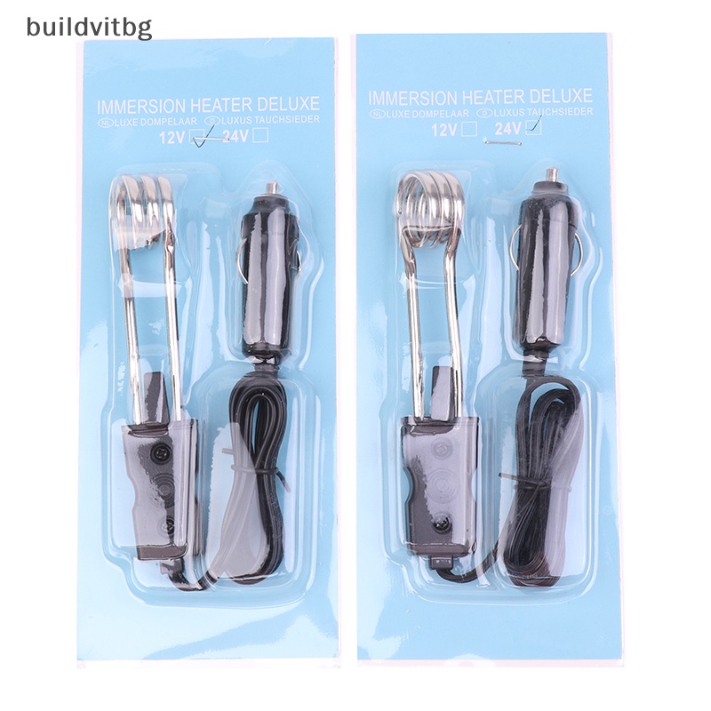 Máy Đun Nước Mini 12 / 24V Phích Cắm Chuẩn EU UK Dành Cho Ô Tô