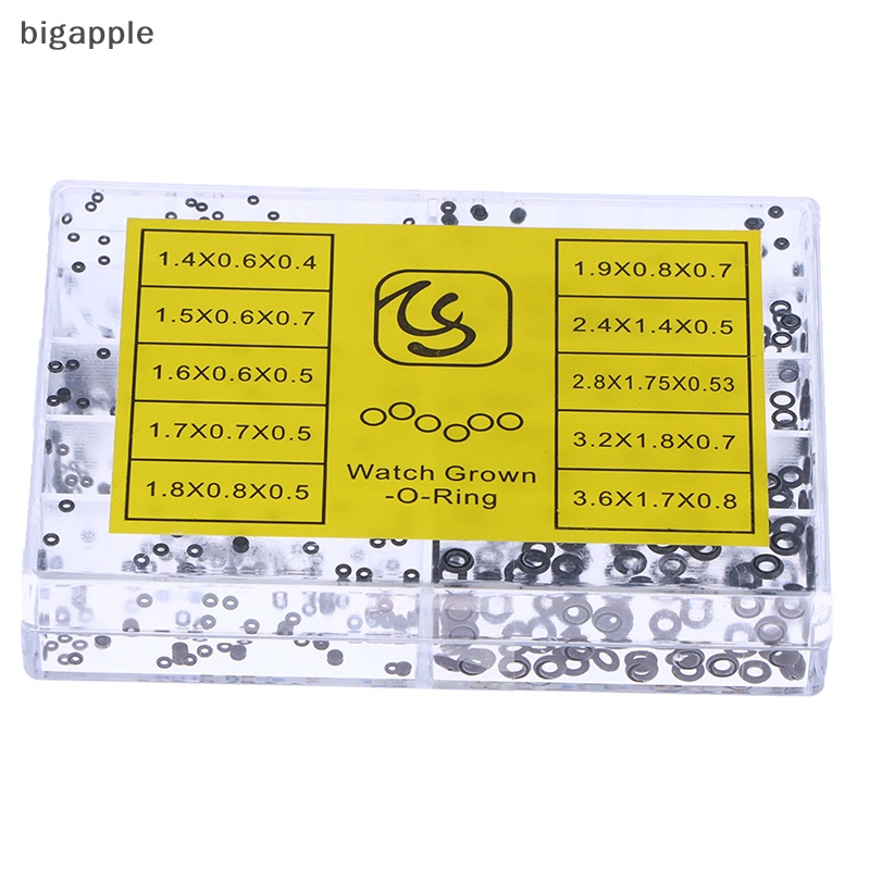 Hộp 500 Vòng Cao Su Chữ O Chống Thấm Nước Dùng Để Gắn Đồng Hồ Đeo Tay