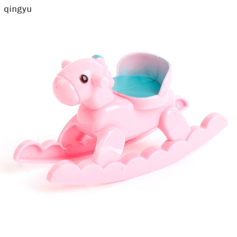 Giường Ngủ Và Ngựa Trang Trí Nhà Búp Bê Thu Nhỏ Mới