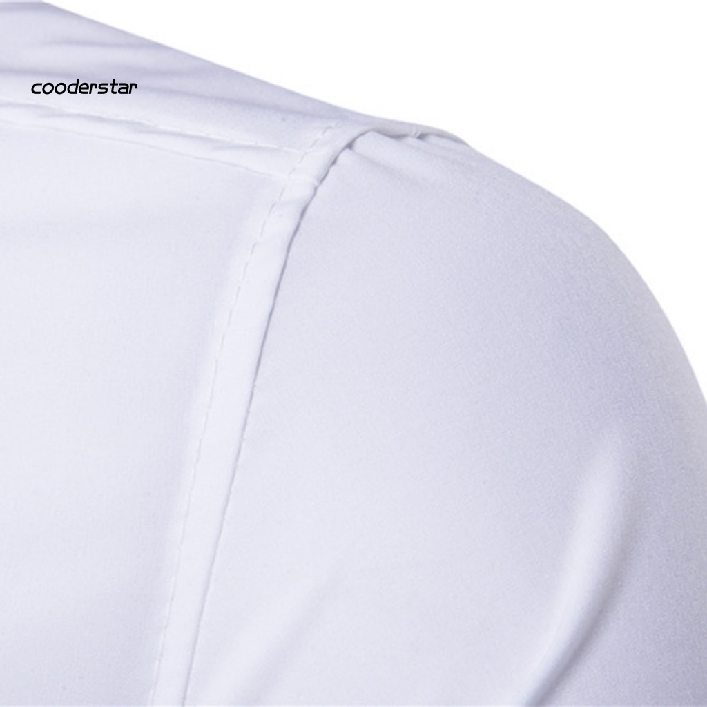 Áo Sơ Mi Nam Cổ Bẻ Hai Hàng Nút Cài Màu Trơn Dáng Ôm Thời Trang Công Sở