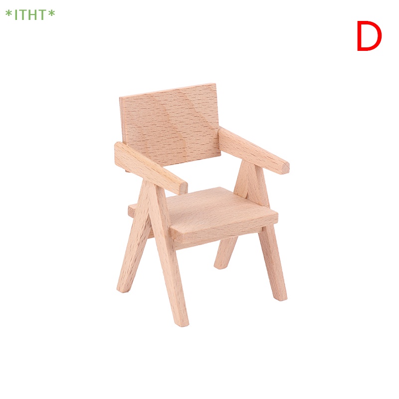 Mô Hình Ghế Ngồi Bàn Ăn Phong Cách Châu Âu Tỷ Lệ 1: 12 Độc Đáo Trang Trí Nhà Búp Bê Mới