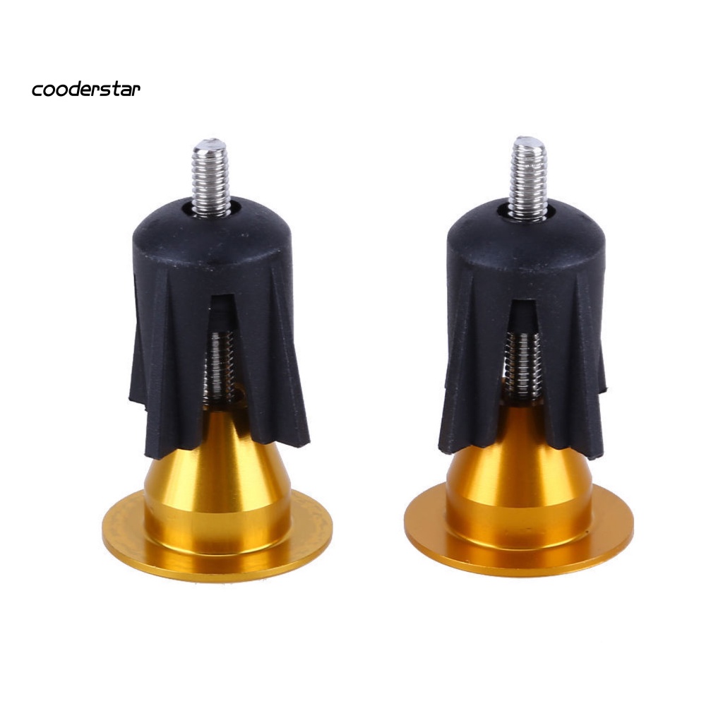 Bộ 2 Nút Chặn Tay Lái Xe Đạp Leo Núi 17-22mm Bằng Nhôm