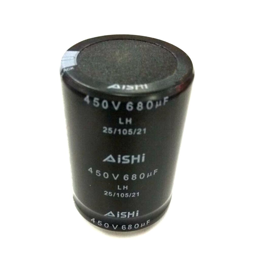 Tụ Điện Nhôm 680uF 450V + / - 20% - 25C Sang + 105C 35x50mm Chuyên Dụng