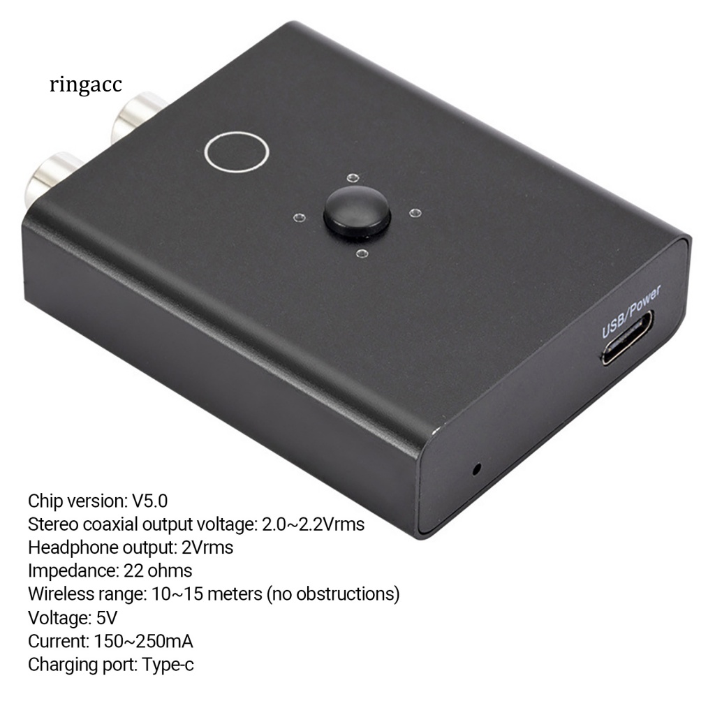 Bộ Chuyển Đổi Âm Thanh RGA V50 Bluetooth Không Dây 3D Độ Trung Thực Cao Tiết Kiệm Không Gian Đa Năng