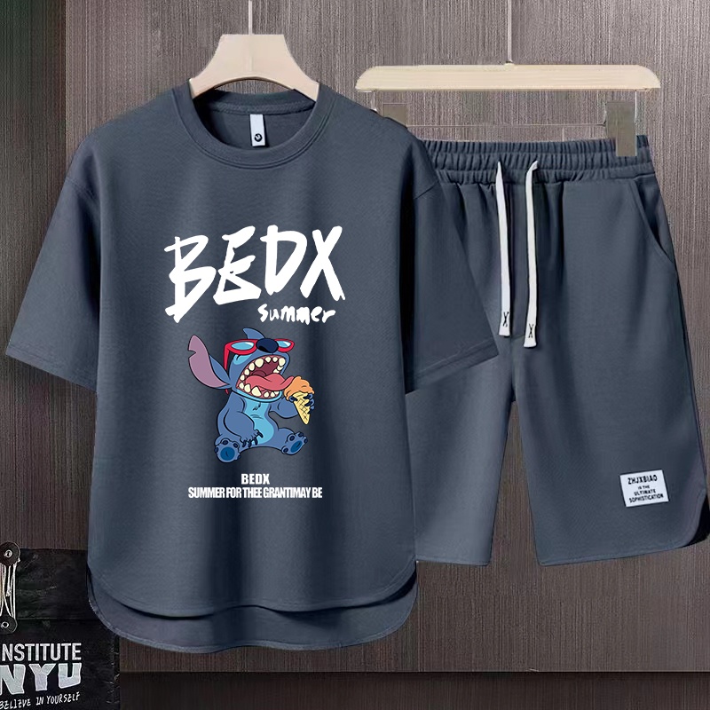 Áo Thun Cotton Ngắn Tay In Chữ Nhiều Màu Sắc Thời Trang Mùa Hè Cho Nam Nữ