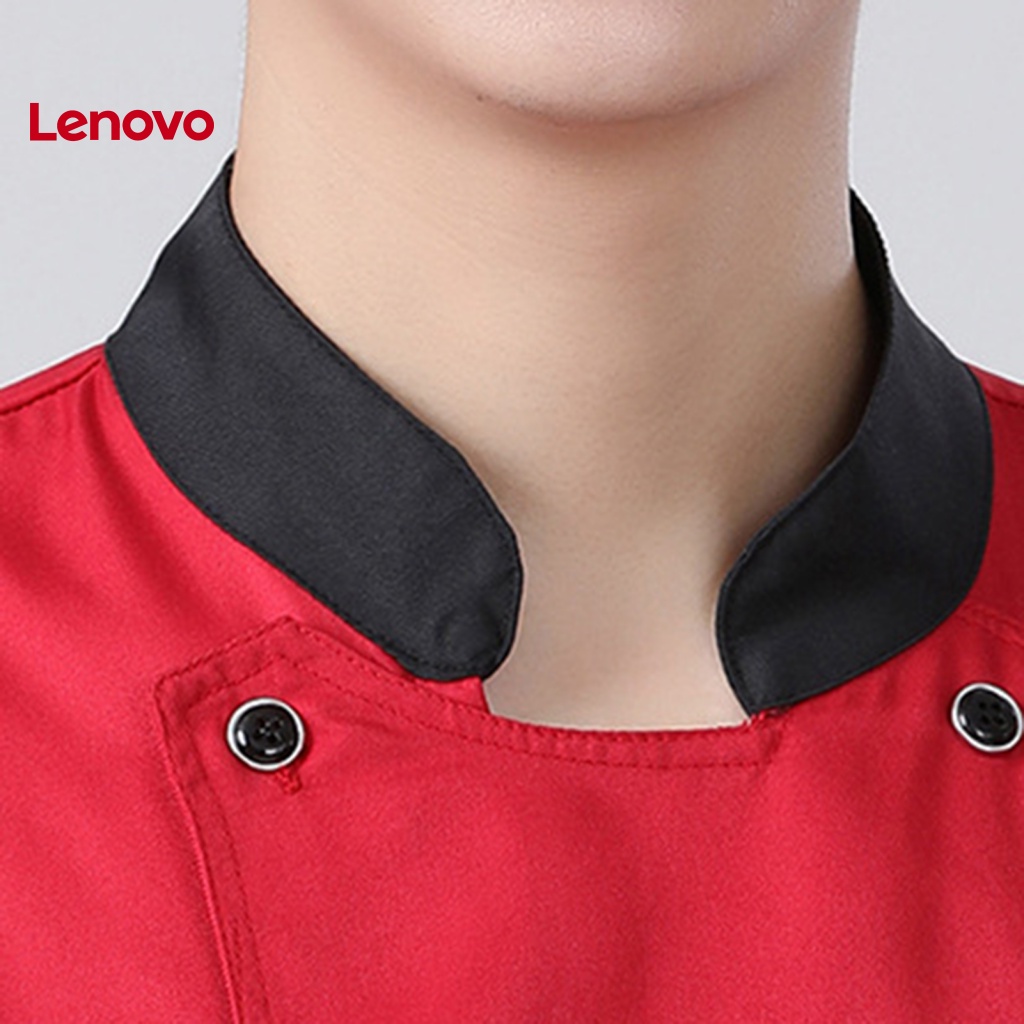 Áo Khoác Đầu Bếp Tay Dài Cổ Đứng Thoáng Khí Thêu Hoa Hướng Dương Chống Bẩn Thời Trang Cho Nam Và Nữ