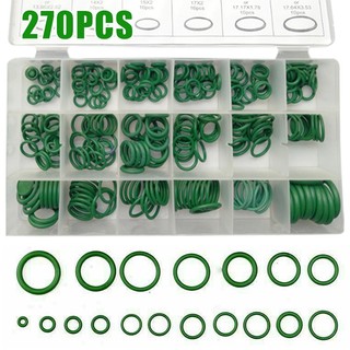 Bộ 270 vòng đệm cao su màu tím r134a cho hệ thống điều hòa xe hơi