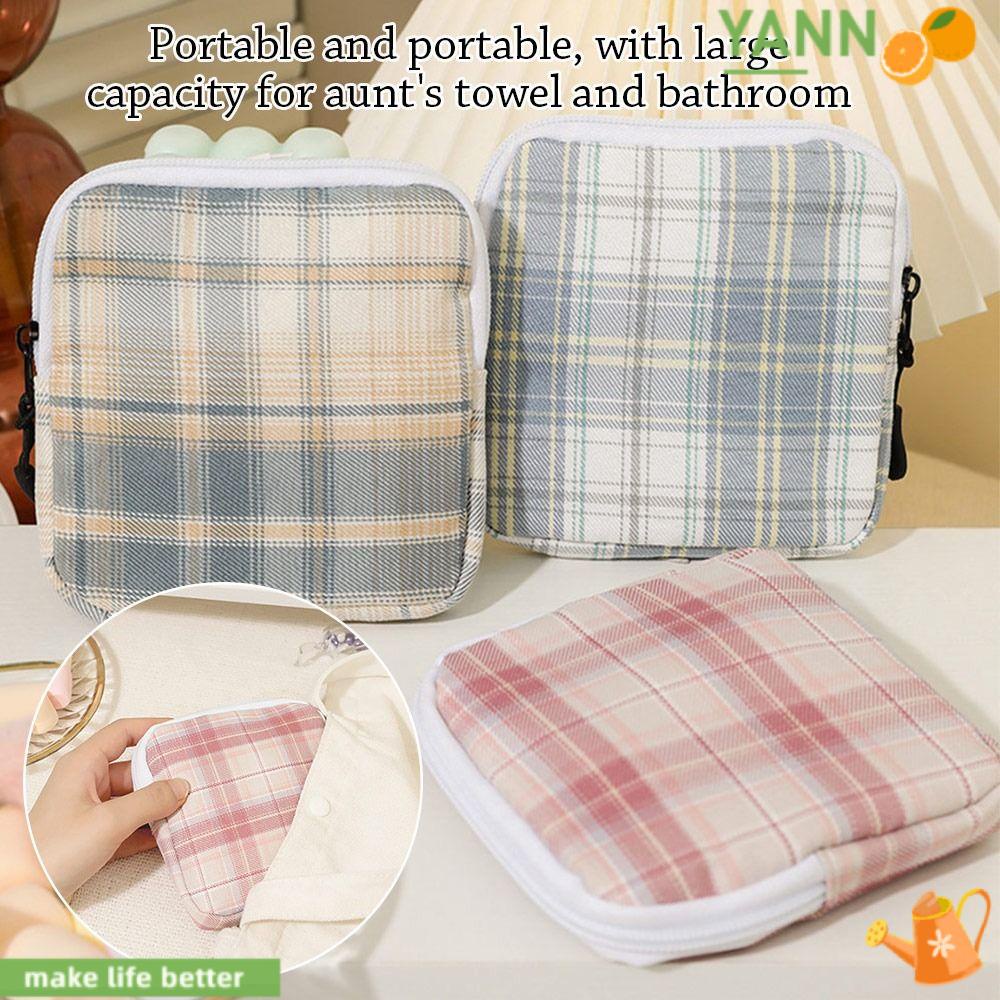 YANN1 Set 2 Túi Đựng Khăn Giấy / Mỹ Phẩm Bằng Vải Oxford Chống Thấm Nước Chất Lượng Cao