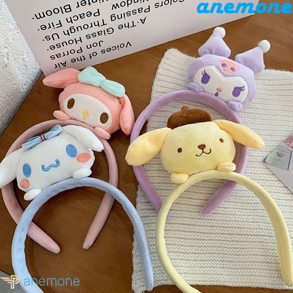 ANEMONE Băng Đô Cài Tóc Hình Cinnamoroll Hoạt Hình Vui Nhộn Phong Cách Hàn Quốc Cho Nữ