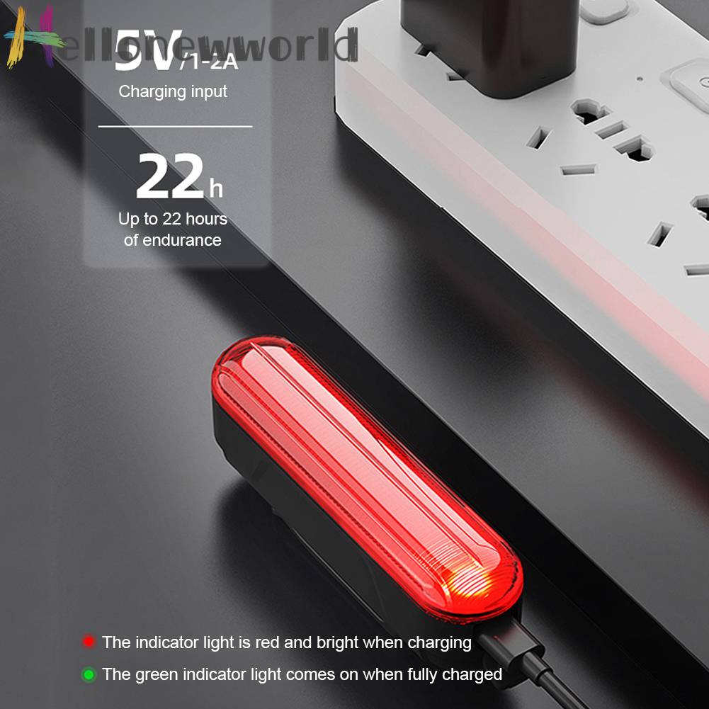 Đèn Phanh Xe Đạp 30LM Cảm Biến Ánh Sáng 450mAh