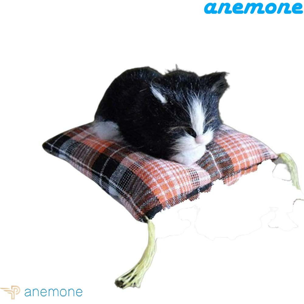 ANEMONE Mô Hình Chú Mèo Nhồi Bông Dễ Thương Dùng Trang Trí