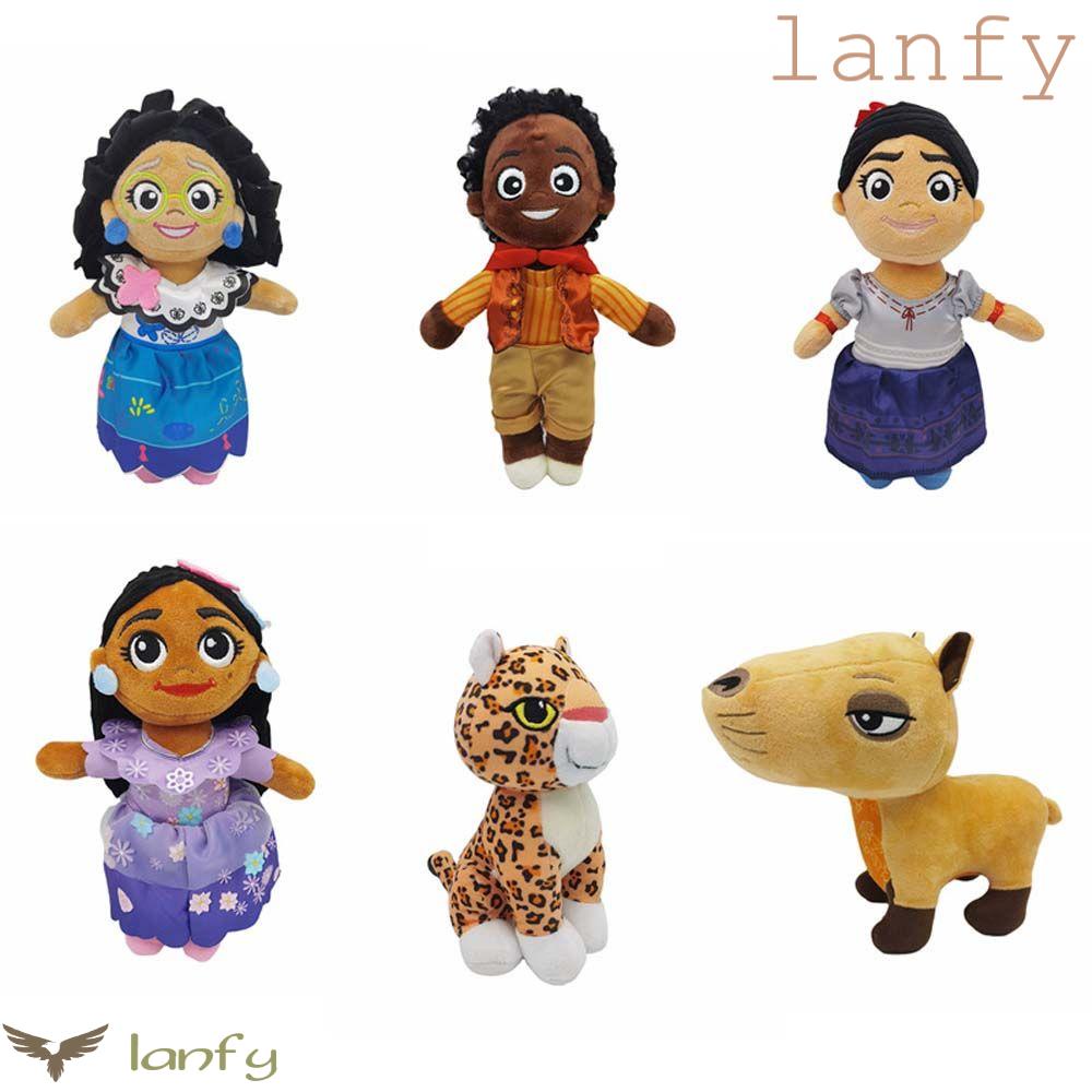 LANFY Encanto Đồ chơi nhồi bông Mềm Mại Hình Nhân Vật Hoạt Hình Anime Isabela Luisa Peripheral Làm Quà Tặng Sinh Nhật Cho Bé
