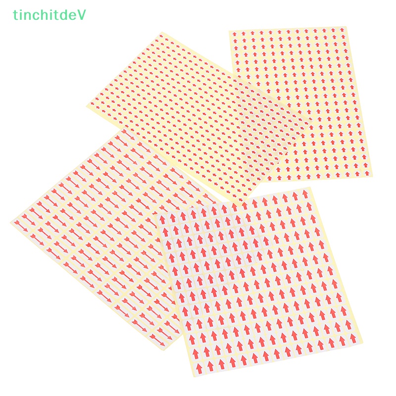 [TinchitdeV] Set 15 Tấm Nhãn Dán Đánh Dấu Hình Mũi Tên Tròn Nhỏ Có Thể Tháo Rời [Mới]