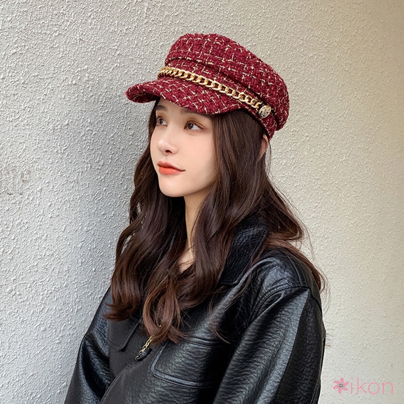 Mũ Beret Kiểu Bát Giác Phong Cách Anh Quốc Thời Trang Mùa Đông Cho Nữ