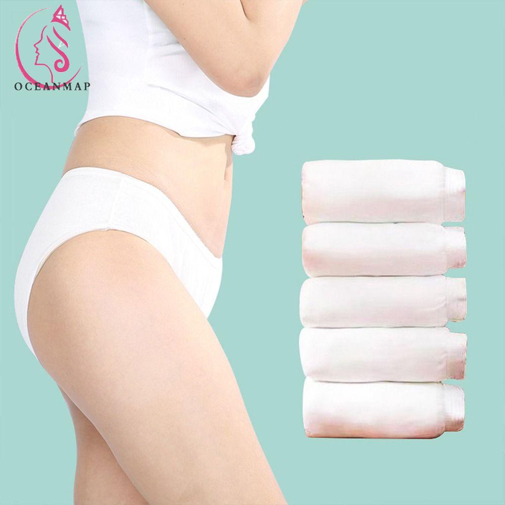 OCEANMAP Bộ 5 Quần Lót Mềm Mại Dùng Một Lần Tiện Dụng