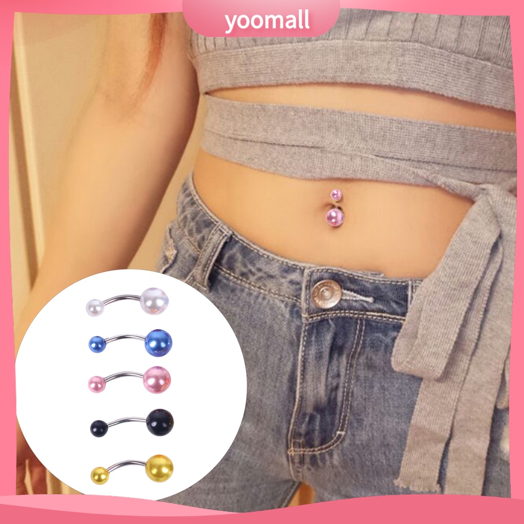 Set 10 Khuyên Rốn Acrylic Thời Trang Cá Tính