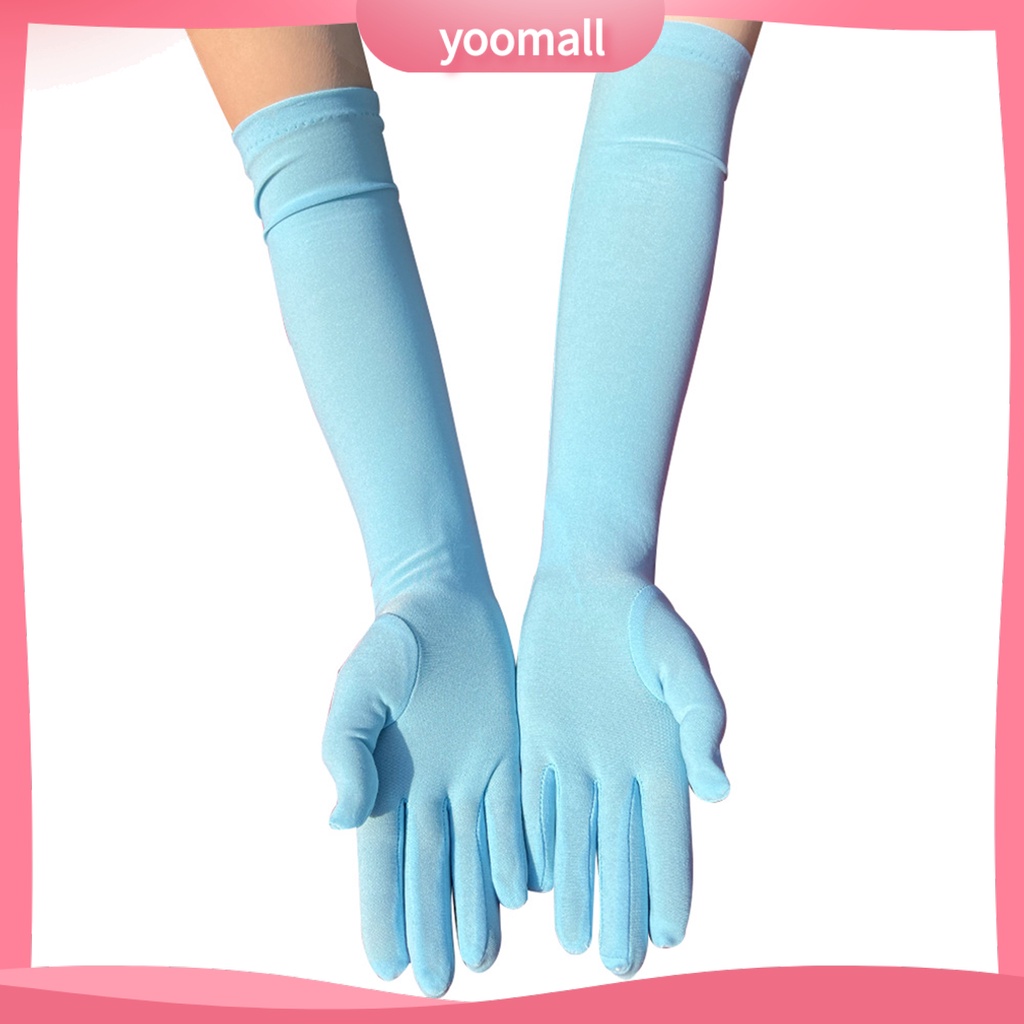 1 Đôi Găng Tay Dài Siêu Mềm Mại Thân Thiện Với Da Chống Phai Màu Dùng Để Hóa Trang / Khiêu Vũ / Quán Bar / Tiệc Tùng