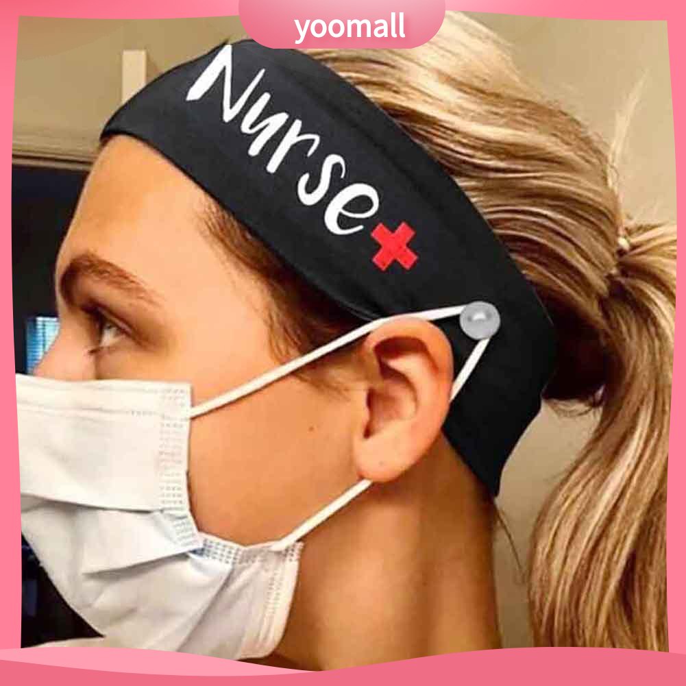 Băng Đô Cài Tóc Co Giãn Mềm Mại Hỗ Trợ Tập Yoga / Chạy Bộ