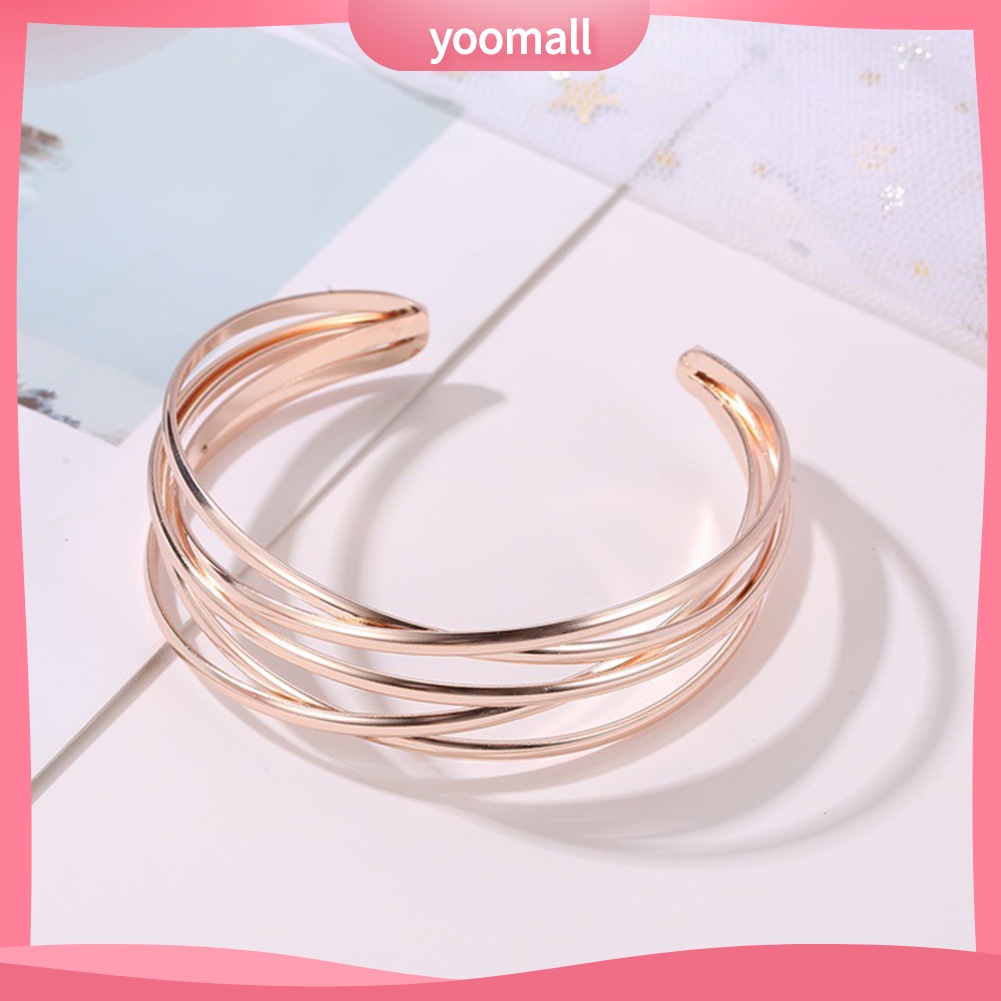 Vòng Tay Nhiều Lớp Dạng Hở Hình Thánh Giá Thời Trang Cho Nữ