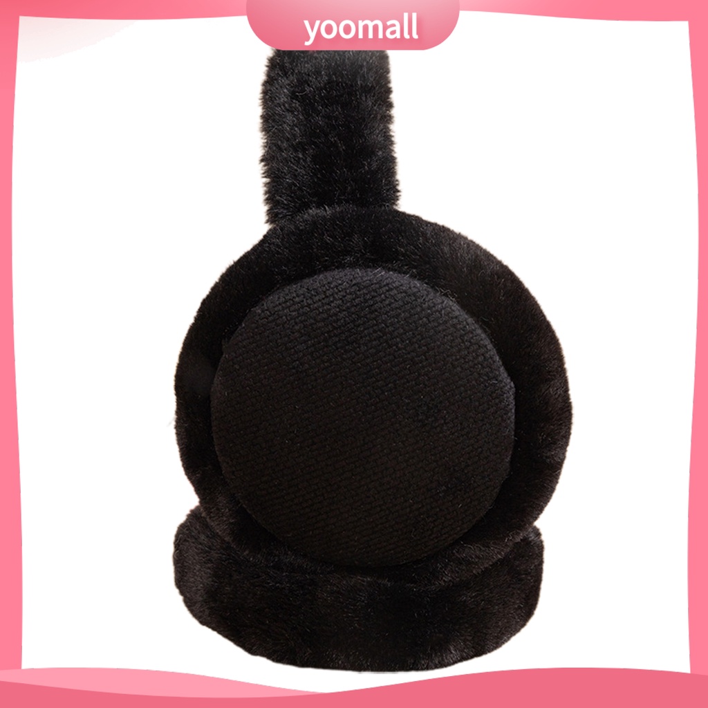 Bông Chụp Tai Giữ Ấm Chống Ngã Màu Sắc Trơn Co Giãn Tốt Có Thể Điều Chỉnh Dành Cho Nam Và Nữ