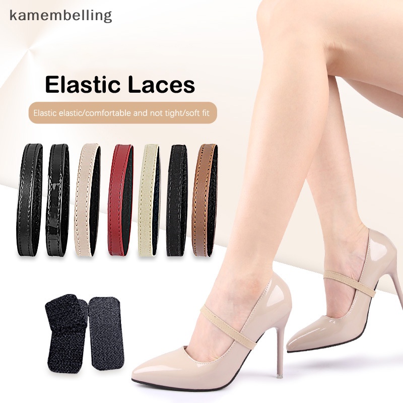 1 Cặp Dây Thắt Giày Cao Gót Co Giãn Chống Trơn Chống Trượt Có Thể Điều Chỉnh