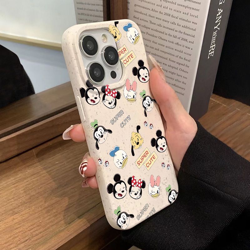 Ốp Điện Thoại Dẻo Họa Tiết Hoạt Hình Disney Dễ Thương Chống Sốc Cho iPhone12 plus 4YL1 13 714pro 11 8max