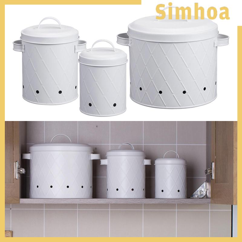 Bộ 3 Dụng Cụ Nghiền Khoai Tây / Tỏi / Khoai Tây Chiên Đa Năng Bằng Thiếc Tiện Dụng Cho Nhà Bếp