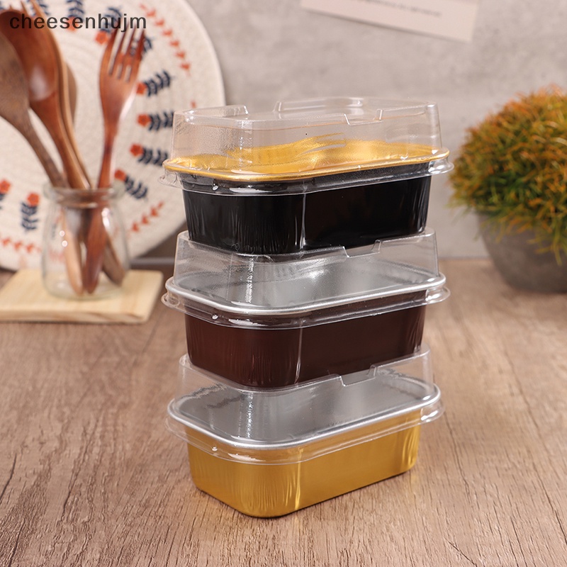 Set 10 Hộp Lá Nhôm Chịu Nhiệt Hình Chữ Nhật 168ML 168ML