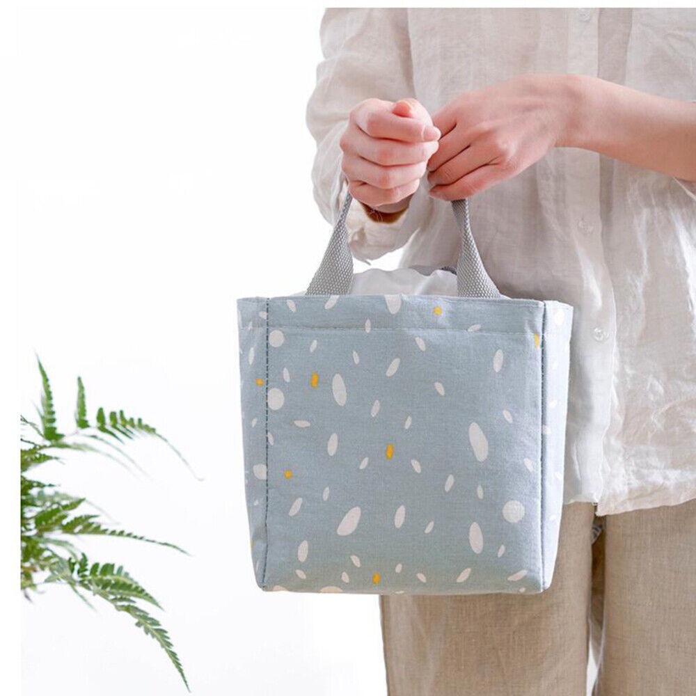 Túi Đựng Hộp Cơm Trưa Giữ Nhiệt Dày Dặn Tiện Dụng Cho Học Sinh / Nhân Viên Văn Phòng