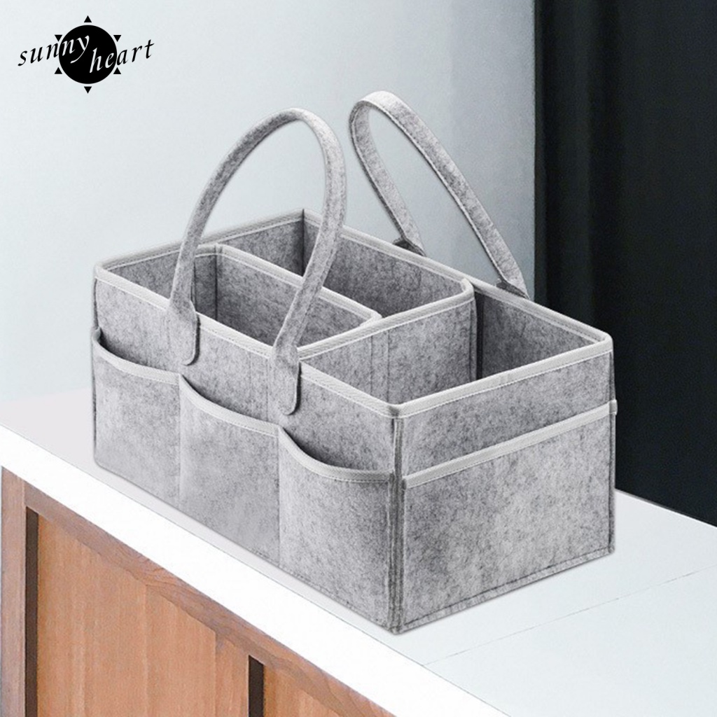 Sunnyheart Giỏ Đựng Tã Di Động: Tay Cầm Dài Trọng Lượng Nhẹ Và Hoàn Hảo Để Đi Du Lịch Với Trẻ Em Có Sức Chứa Lớn Để Bạn Có Thể Cửa Hàng Tất Cả Các Cửa Hàng y