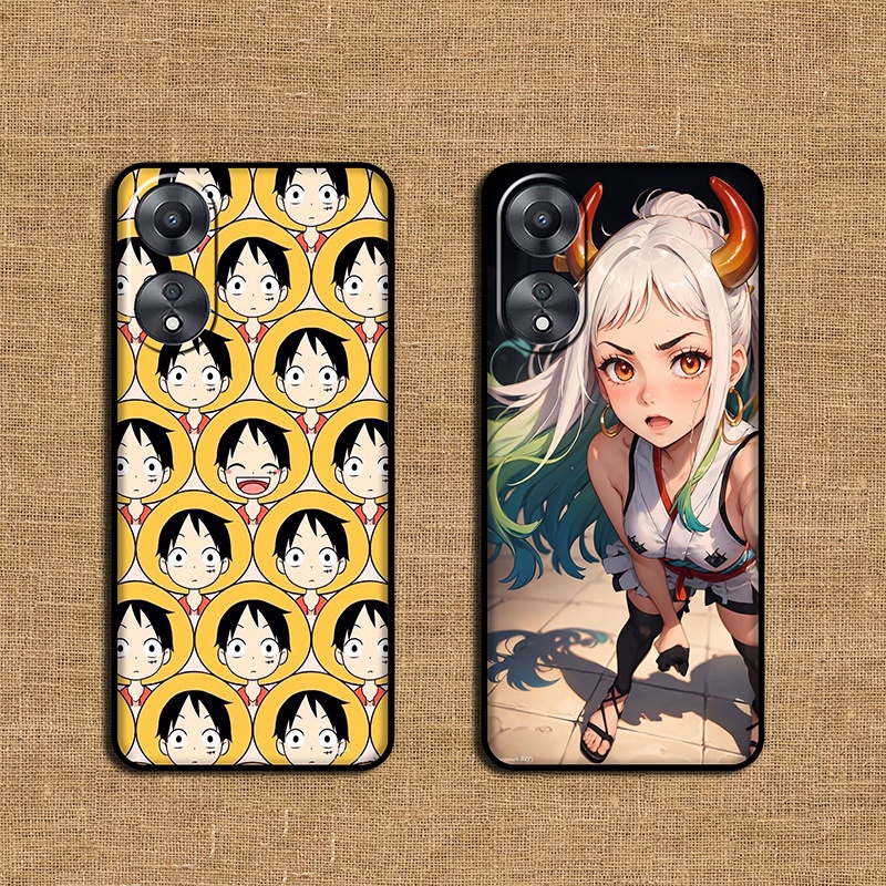 Ốp Điện Thoại silicone Mềm Họa Tiết one piece Cho OPPO A78 A58X A58