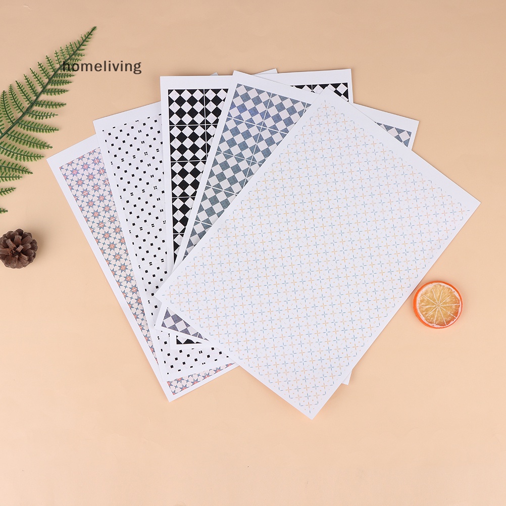 Miếng Dán Sàn Nhà Trang Trí Nhà Búp Bê Tỉ Lệ 1 / 12