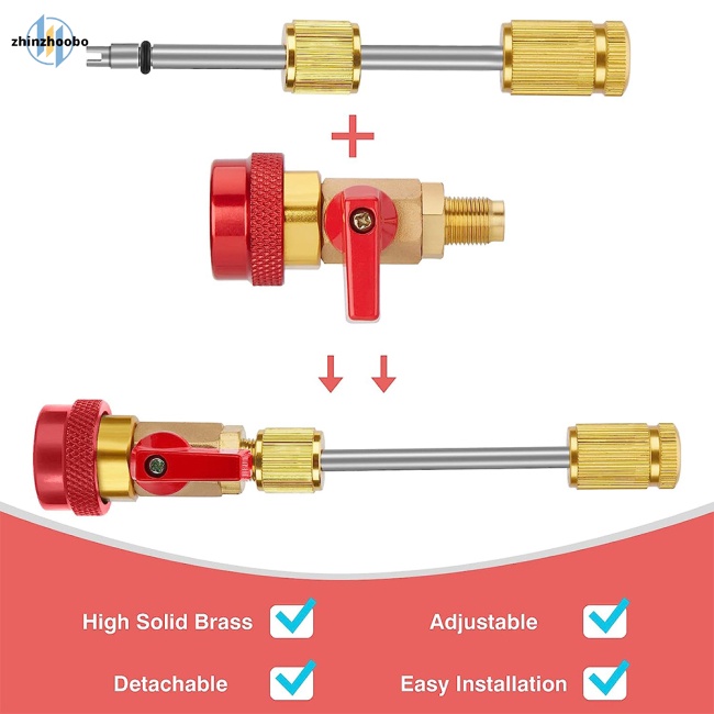 Bộ Dụng Cụ Tháo Lõi Van Máy Điều Hòa Chuyên Dụng ZHIN R134A