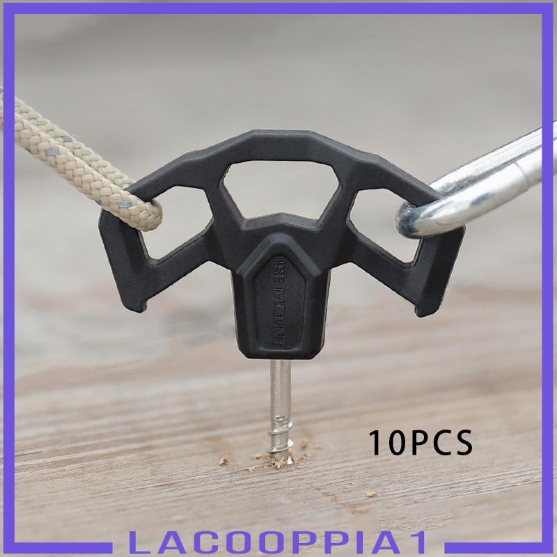 Bộ 10 Đinh Vít Ba Mắt Khối Lượng Nhẹ Dùng Cắm Trại / Leo Núi / Câu Cá