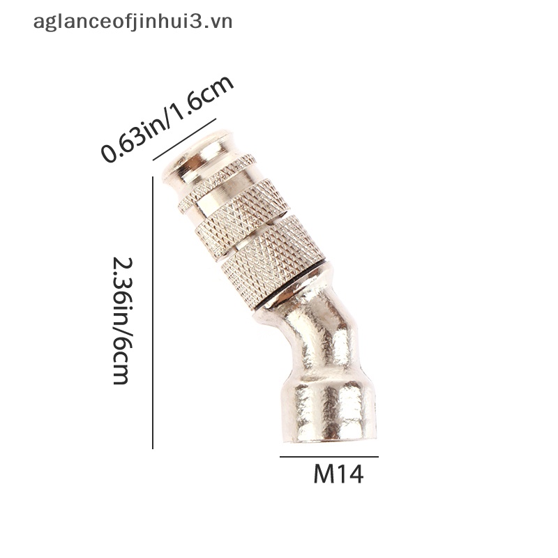 ~ Afhvn ~ 1 Vòi Phun Làm Vườn Bằng Đồng Thau Có Thể Điều Chỉnh Khoảng Cách