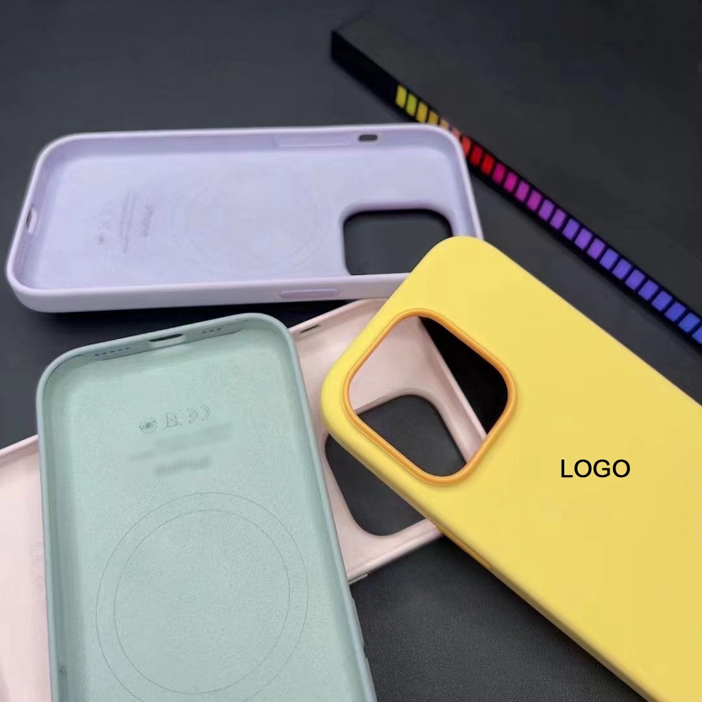 Ốp Điện Thoại Silicon In Logo Macsafe 2023 Cho iPhone 14 Pro Max 14 Plus iPhone 14 Plus Pro Max