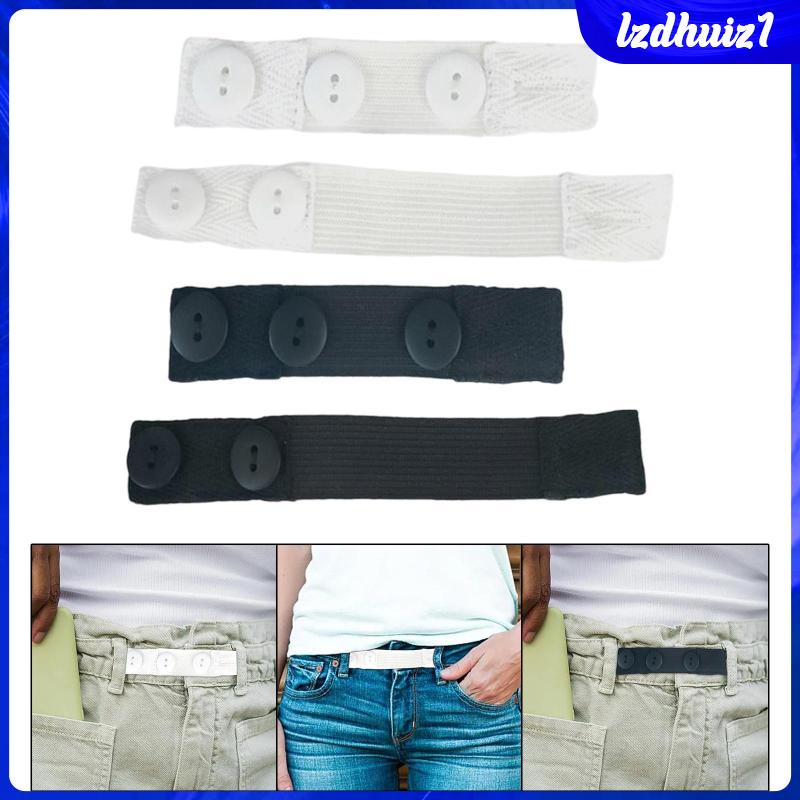 Bộ 2 Nút Mở Rộng Gắn Quần Có Thể Điều Chỉnh Đa Năng unisex