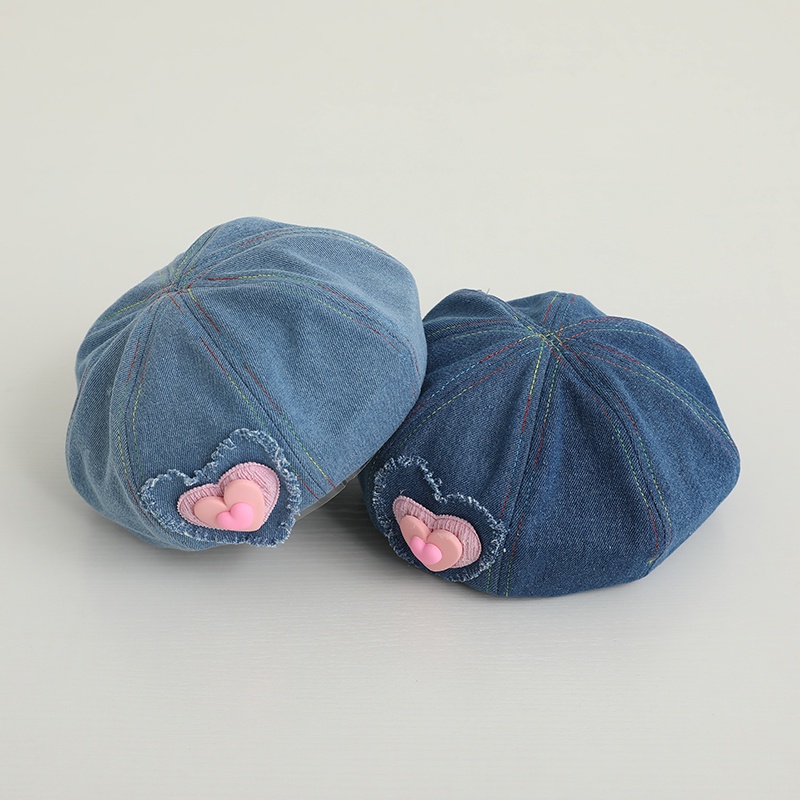 Nón Beret Hình Bát Giác Thời Trang Hàn Quốc Cho Bé Gái