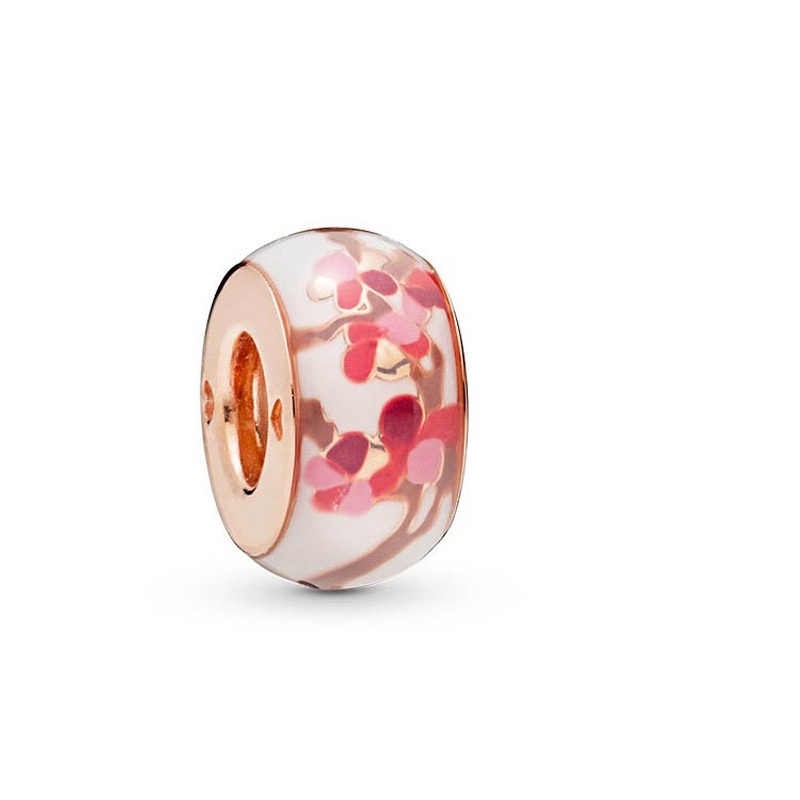 DISNEY Hạt Cườm Bạc 925Pandora Hình Chiếc Lá / Vương Miện / Chuột Mickey Minnie Lấp Lánh Trang Trí Trang Sức DIY