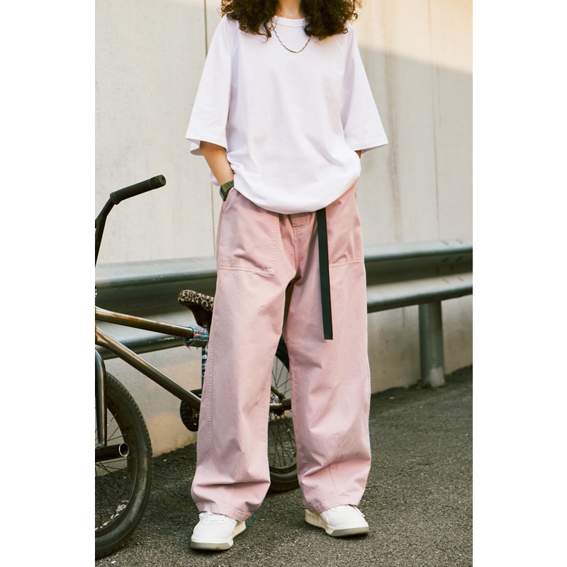 Quần Dài Màu Trơn Phong Cách Đường Phố Thời Trang Mùa Hè