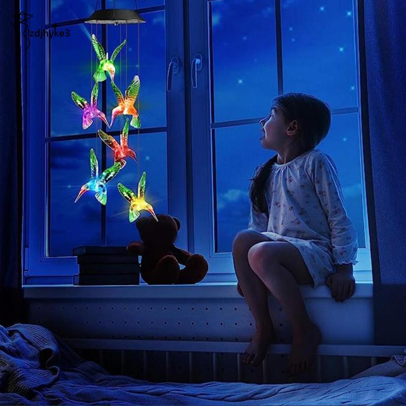 Chuông Gió Có Đèn Led Sử Dụng Năng Lượng Mặt Trời