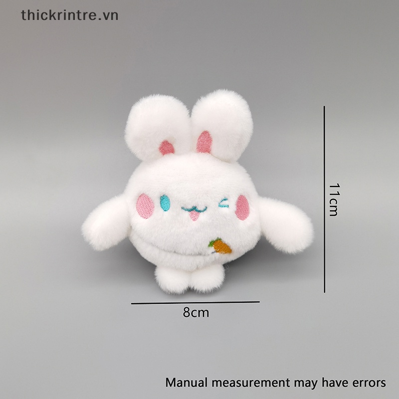 Móc Khóa Hình Thỏ Nhồi Bông Đáng Yêu