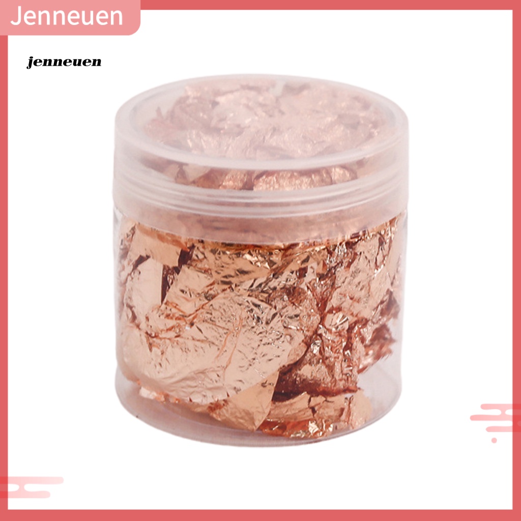 1 Cuộn Miếng Dán Lá Nhôm Màu Sắc Lấp Lánh Chống Oxy Hóa Trang Trí Móng Tay