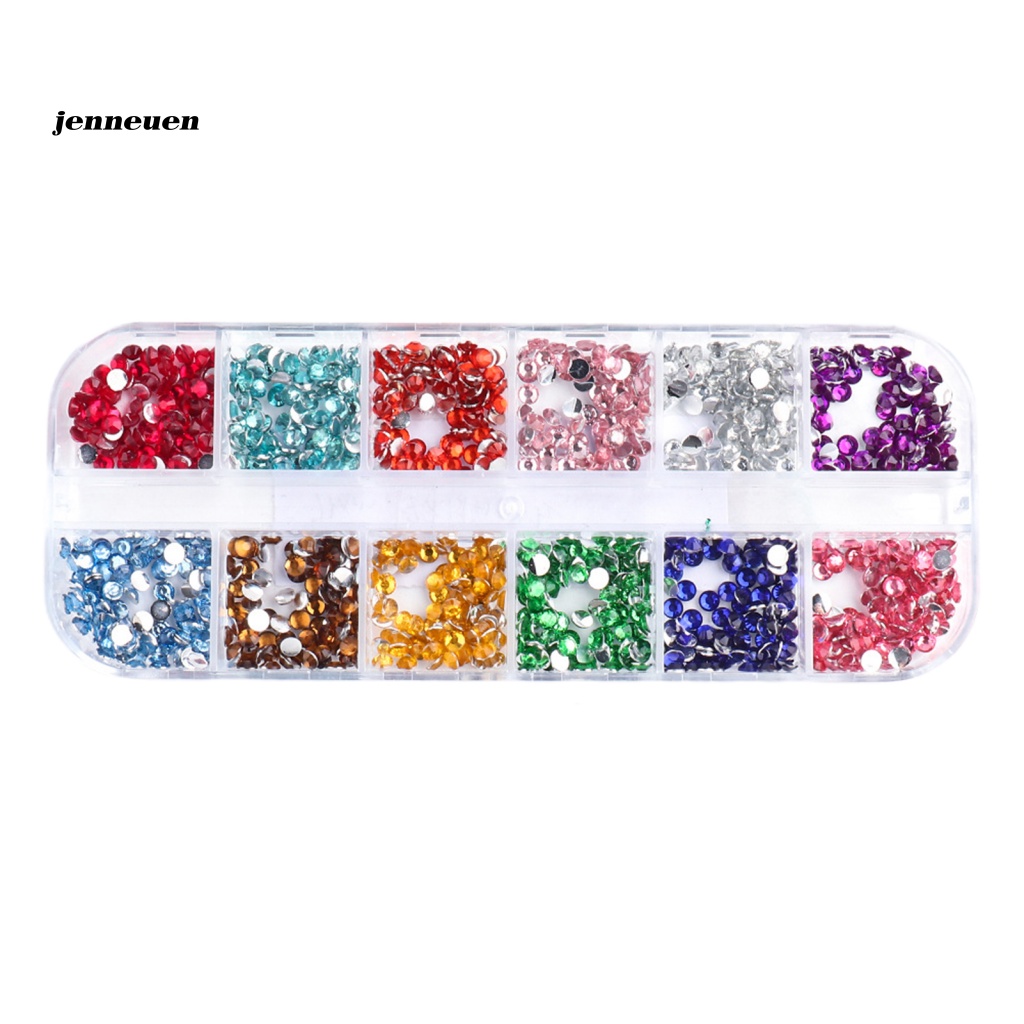 Đá Đính Trang Trí Móng Tay Nghệ Thuật Bằng Nhựa Resin Lưng