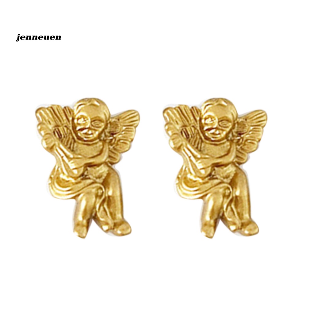 Set 2 Hộp Phụ Kiện Trang Trí Móng Tay Nghệ Thuật Hình Thiên Thần 3D DIY